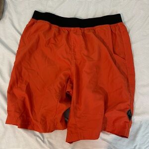 Prana orange shorts size M